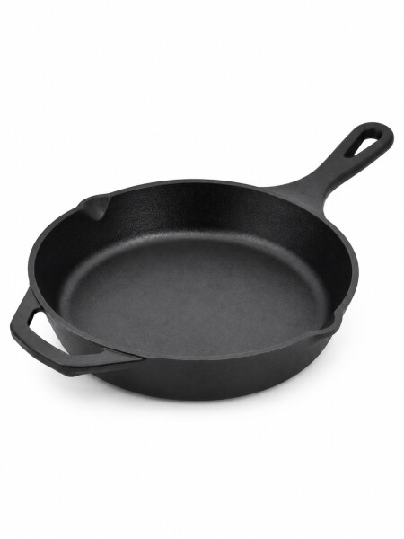SARTEN HIERRO FUNDIDO 35X21X4.9CM NEGRO NEGRO (V)