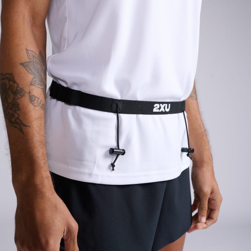 Cinturón Running Nutrition Race Belt Unisex Black/black