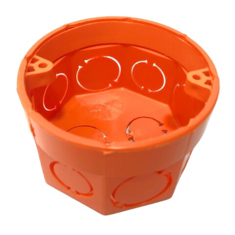 CAJA DE CONEXIÓN 3X3. EMBUTIR NARANJA TIGRE CAJA DE CONEXIÓN 3X3. EMBUTIR NARANJA TIGRE