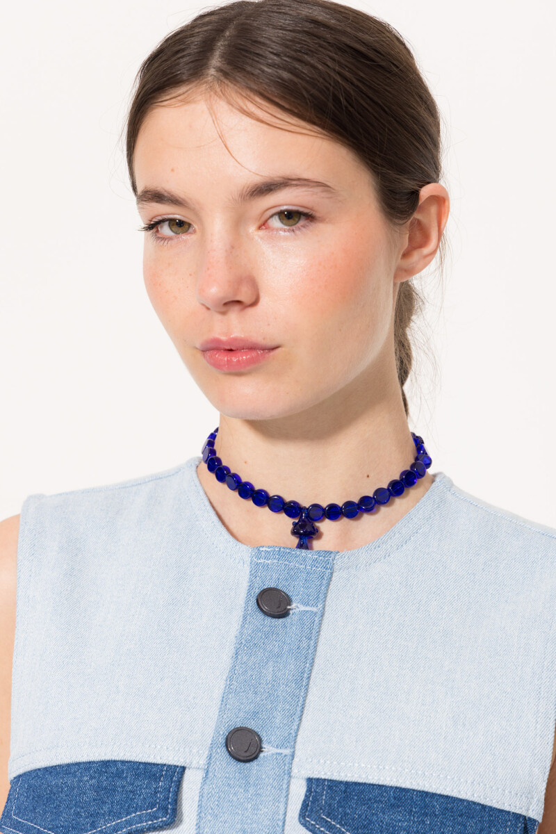 COLLAR MUSHROOM Azul