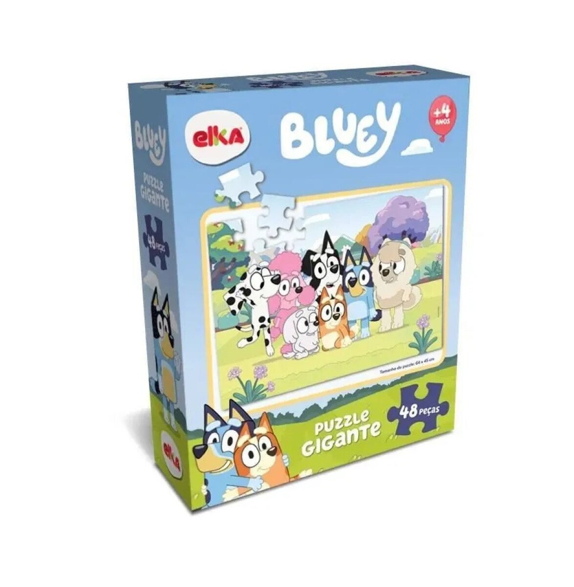 PUZZLE GIGANTE 48 PIEZAS BLUEY 