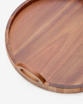 Bandeja Zoa de madera de acacia FSC 100% Ø50 cm Bandeja Zoa de madera de acacia FSC 100% Ø50 cm