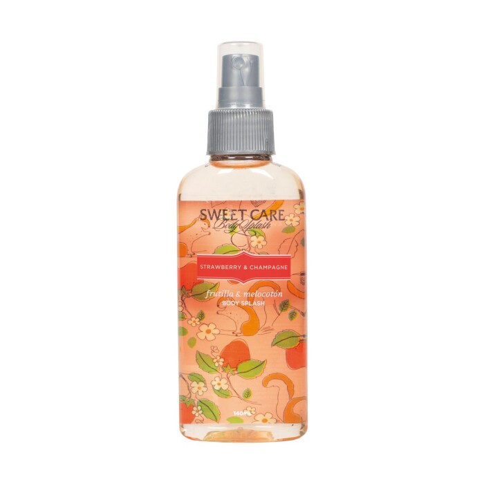 SWEET CARE BODY SPLASH STRAWB/CHAMP140ML única