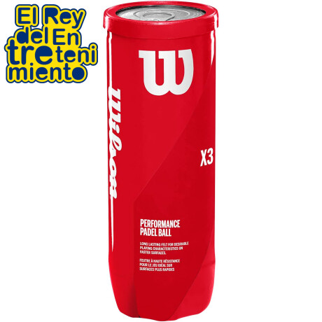 Set Tubo X3 Pelotas Wilson Para Padel Profesional 1