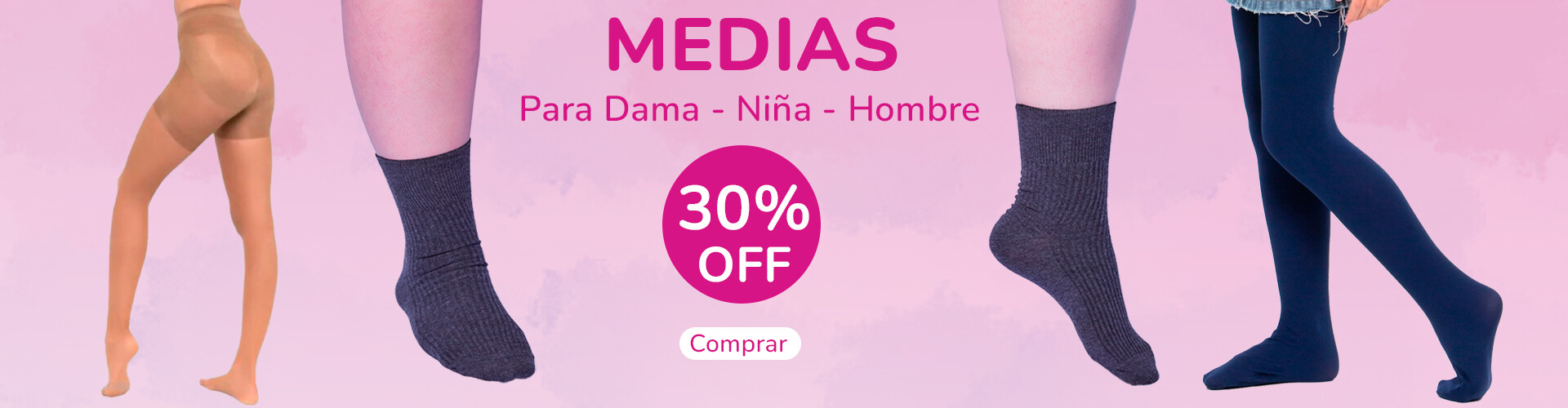 Medias 30% OFF