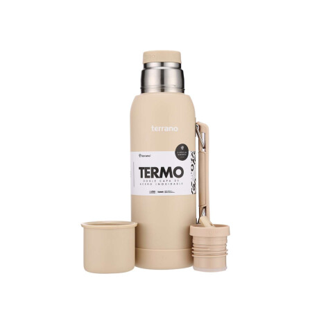 Termo Premium 1lt. Con base de Silicona Taupe