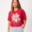 T-SHIRT RUSTY LILET ROJO