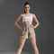 Aero Hi-Rise 4 Inch Shorts - Mujer Scatter/white Reflective
