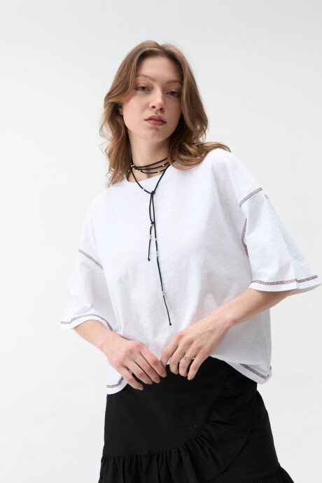 REMERA GARA LISA Blanco