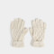 Guantes Infantiles Guantes Infantiles Trenzado Crudo - Blanco Crudo