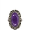 Anillo Oval Amatista Imperial . Plata 925 - AN4752 sinpiedra