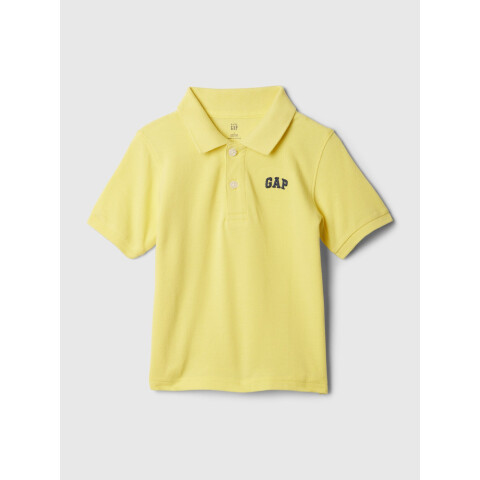 V-FRCH SS LOGO PIQUE POLO AURORA YELLOW