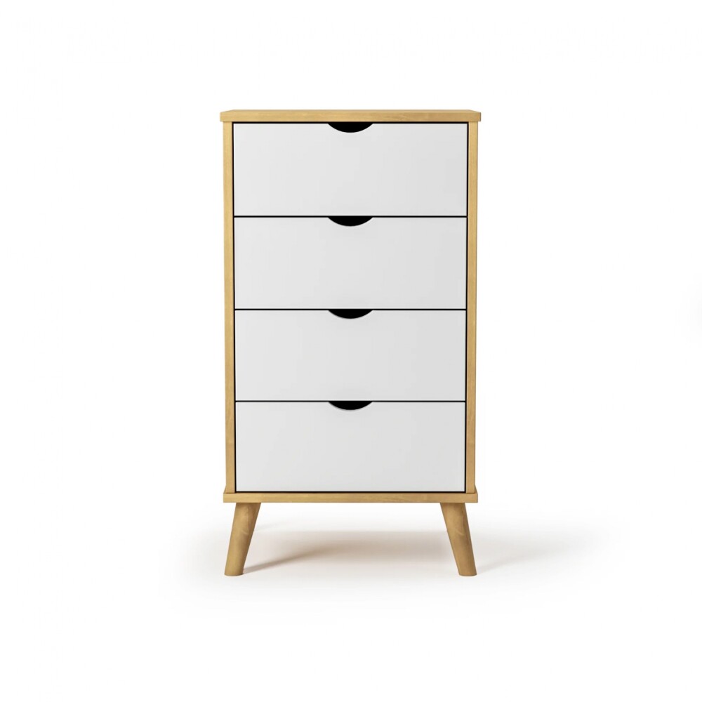 Mesa de luz Sommier - Linea Dublin Blanco