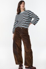 Sweater Calipso Chocolate/Celeste