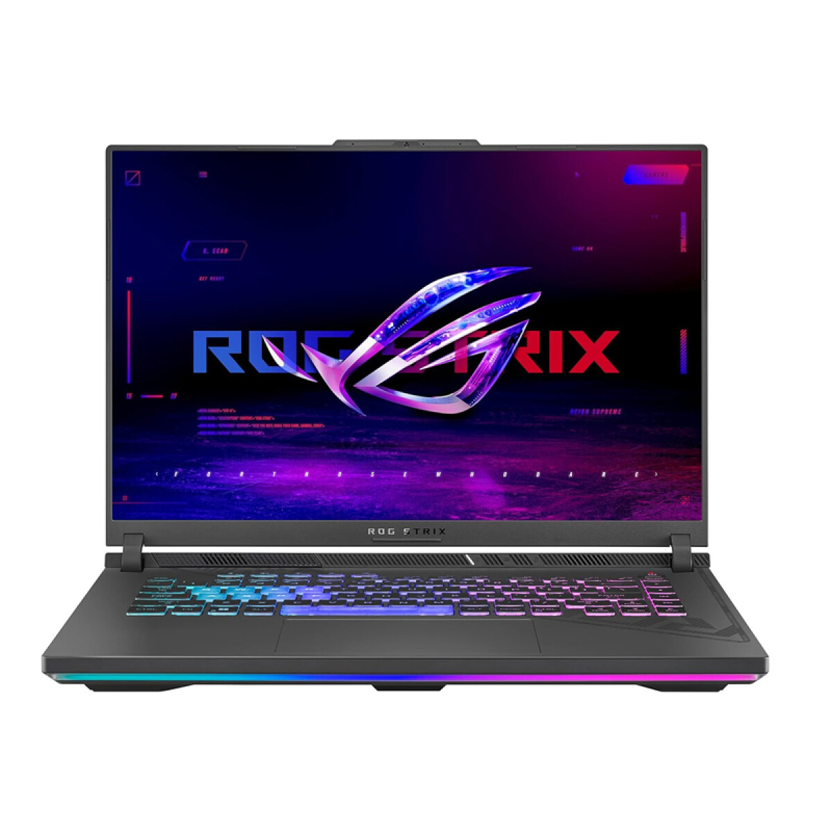 Notebook Gamer Asus ROG Strix G16 2024. Core i9-14ªGEN. RAM 16GB. D.Sólido 512GB. Pantalla 16" FHD+ 165Hz. Tarjeta RTX 4060 8GB 