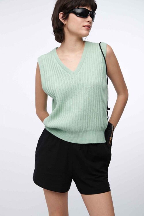Top Iris Verde