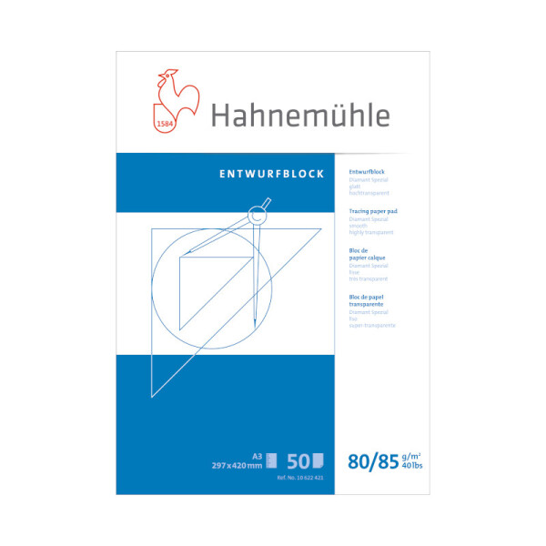 Papel Calco transparente Diamant - Hahnemühle A3