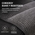 Sofá Sillón Cama ComboHome Teddy Premium 3 Cuerpos Corderoy Gris 1