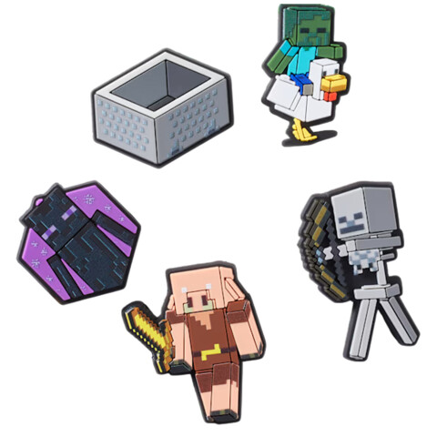 Jibbitz Minecraft 5 Pack Multicolor