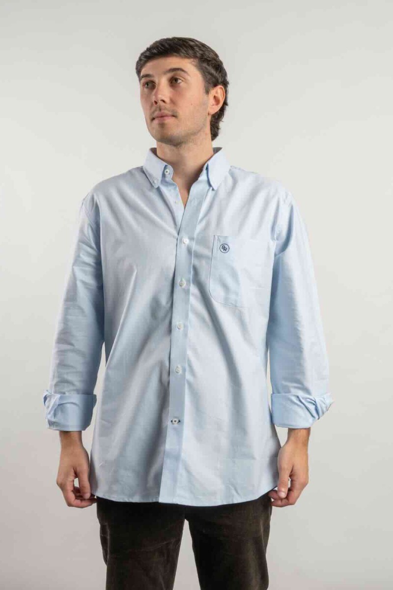 Camisa Oxford Brixton Celeste