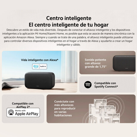 Parlante Inteligente Asistente del Hogar Xiaomi Smart Speaker Lite con Alexa Parlante Inteligente Asistente del Hogar Xiaomi Smart Speaker Lite con Alexa