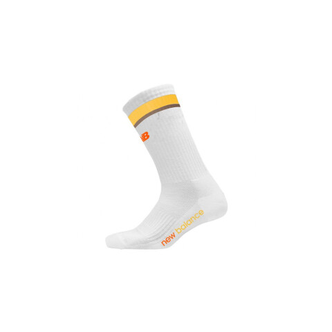 Medias New Balance Athletic Club Crew - LAS12161BLANNARAN BLANCO/NARANJA