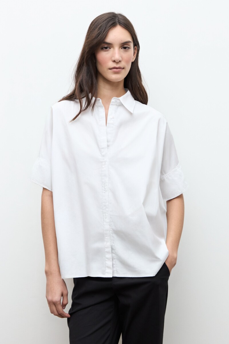Camisa oversized blanco