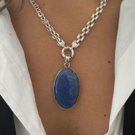 Dije Agata Azul - Plata 925 Dije Agata Azul - Plata 925