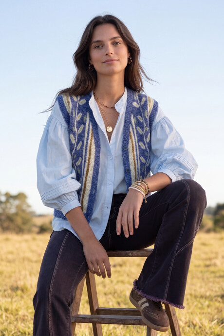 Chaleco Calicanto Azul