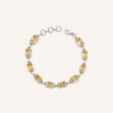 Pulsera Jam Citrino - Plata 925 Pulsera Jam Citrino - Plata 925