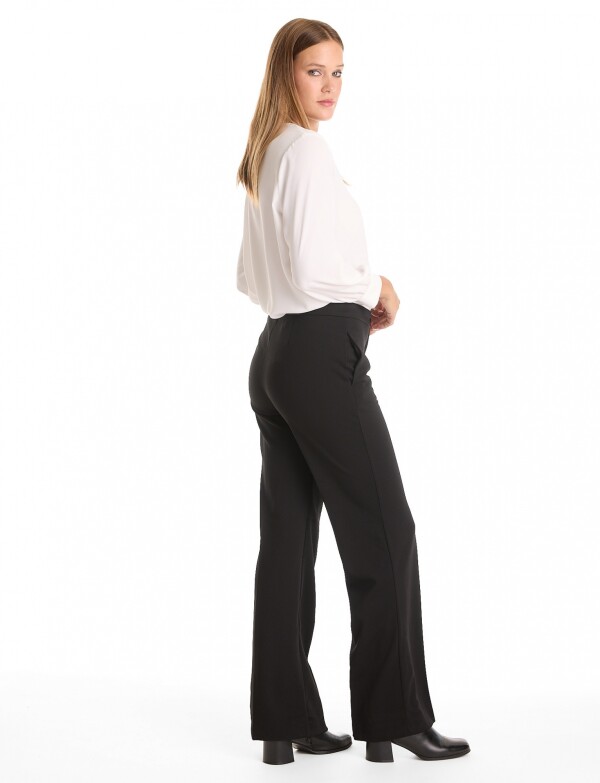 Pantalon Wide Leg NEGRO