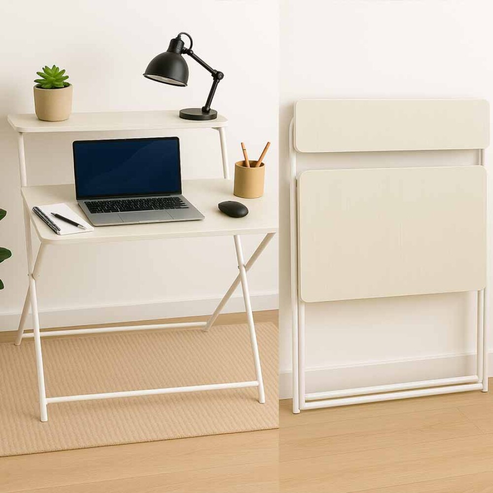 Set De Oficina De Escritorio Plegable y Silla Giratoria Set De Oficina De Escritorio Plegable y Silla Giratoria