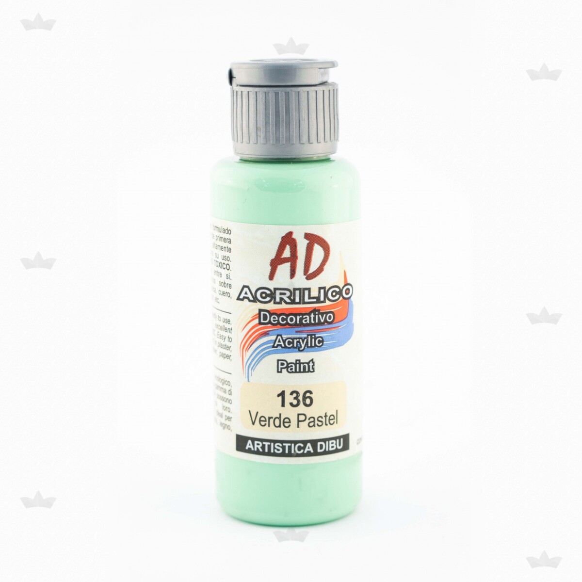 ACRILICO DECORATIVO VERDE PASTEL 60 ML 