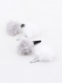 SAPITO POMPON PACK X 4 BLANCO