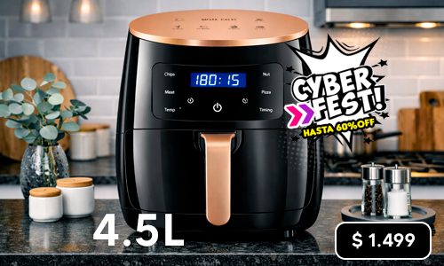 ¡Freidora sin Aceite 4.5L en oferta!