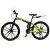 Bicicleta JJFH Rod 26 Doble Suspensión Plegable Freno Disco Amarillo Fluor 1