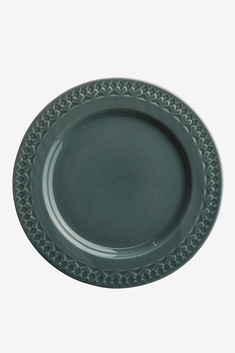 Set 4 platos Azul