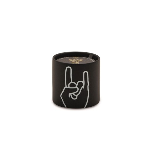 IMPRESSIONS Vela Aromática Cerámica Paddywax 5.75 Oz Rock On - Leather&oakmoss