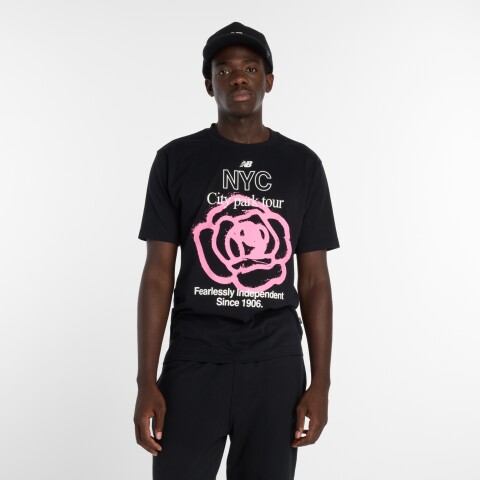 Remera New Balance de Hombre - NYC City - MT61018IBK BLACK