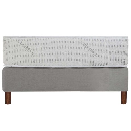 SOMMIER 1 PLAZA RESORTES POCKET DENSIDAD CRYSTAL