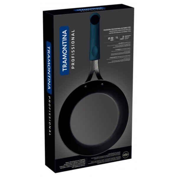 Sartén de Hierro 22 cm 1 Litro | Tramontina 20766/022 Sartén de Hierro 22 cm 1 Litro | Tramontina 20766/022