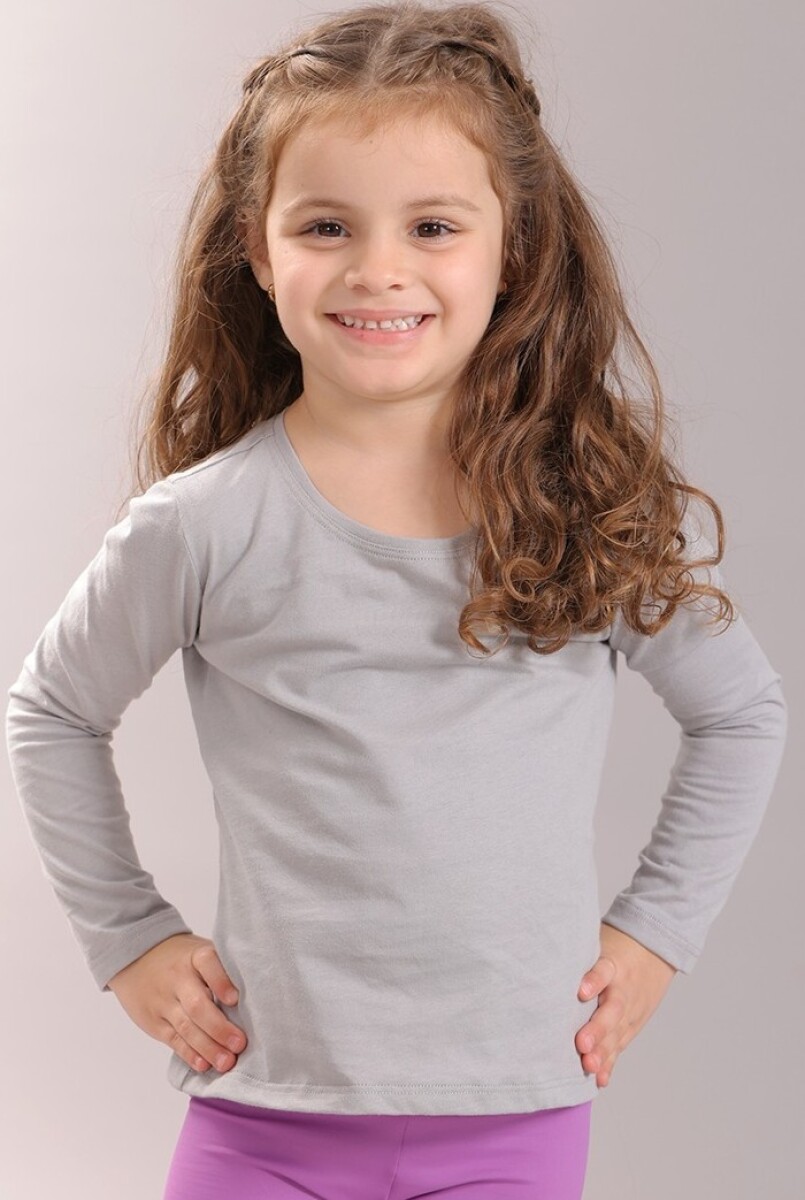 Remera Mangas Largas. - Blanco 