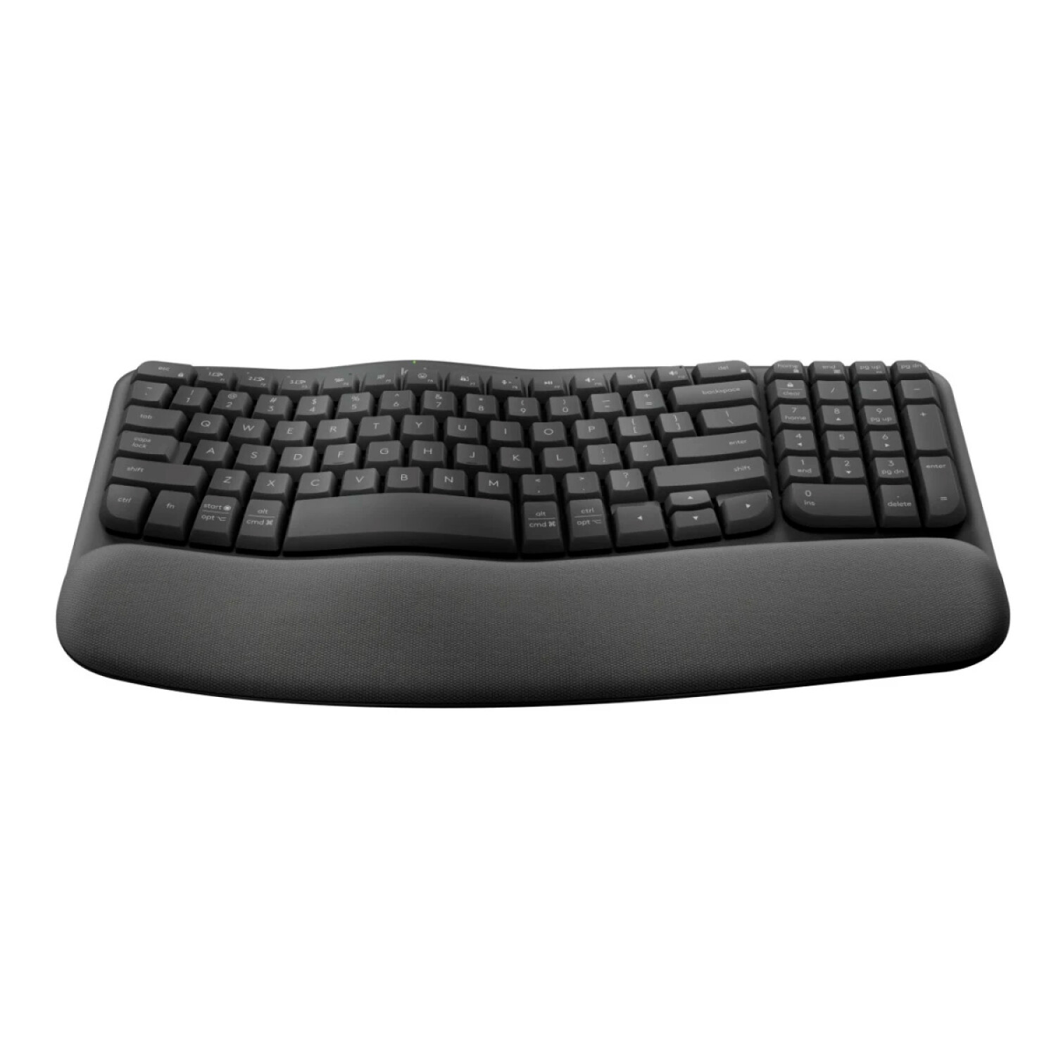 Teclado inalambrico Logitech 920 012278 Wave Keys Ergo Negro ZonaTecno