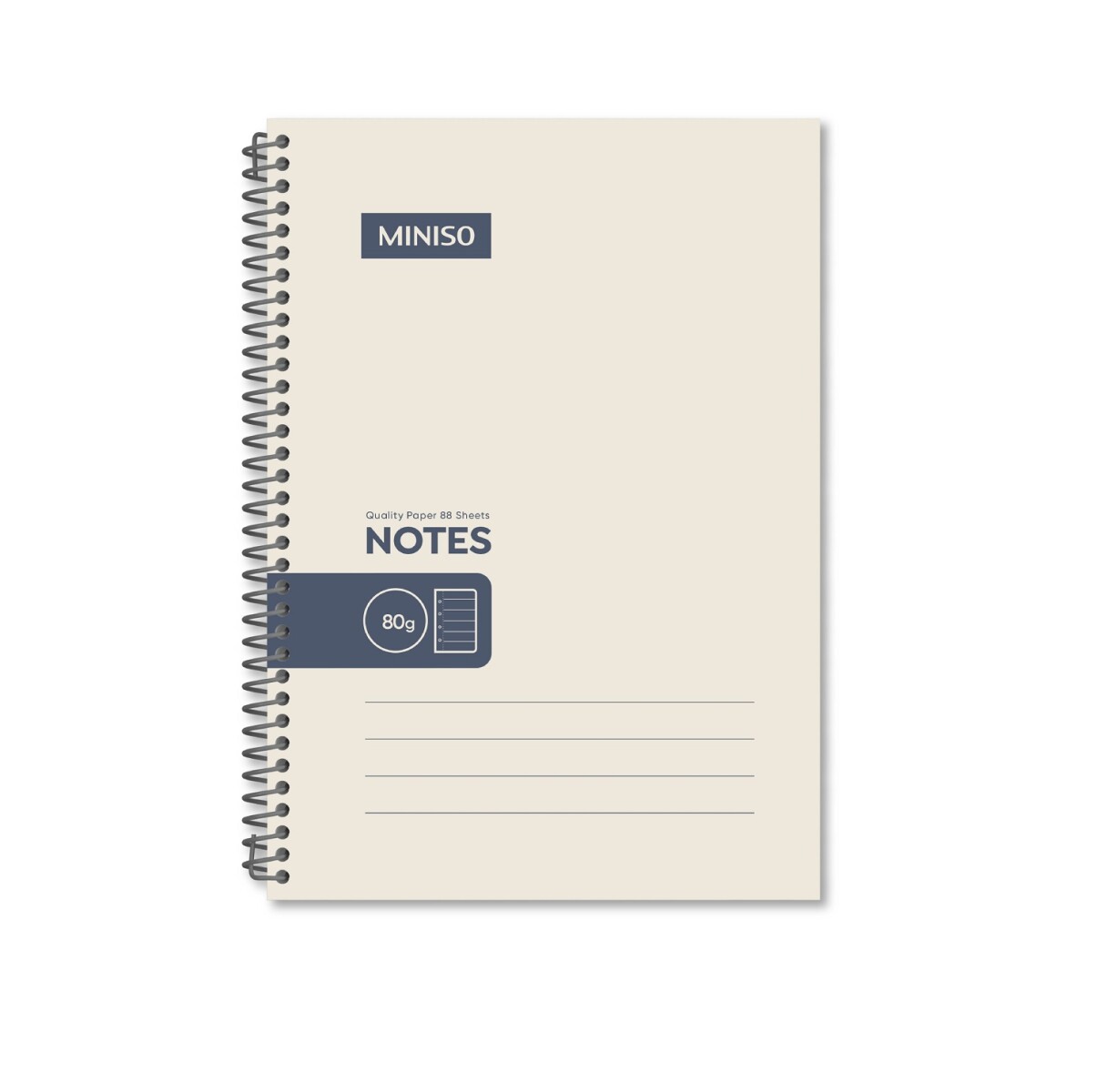 Cuaderno A4 simple - blanco 