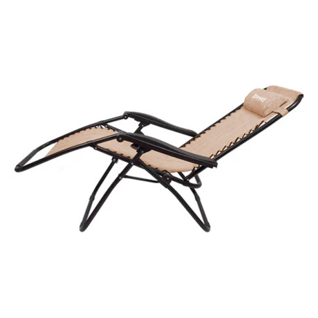 Silla Reposera Plegable Portátil Camping Playa Jardín Marron