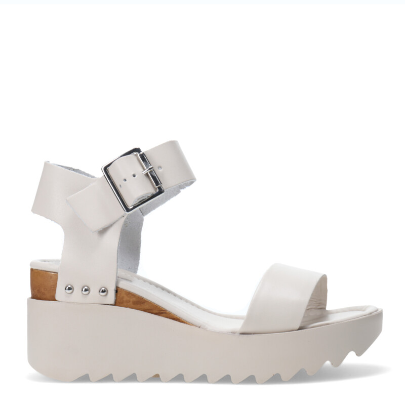Sandalias de Mujer Bottero c/hebilla Blanco Hueso