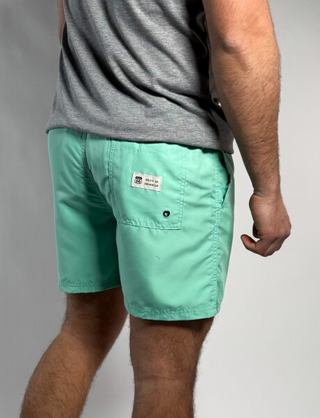 Short de baño liso Salvo Menta