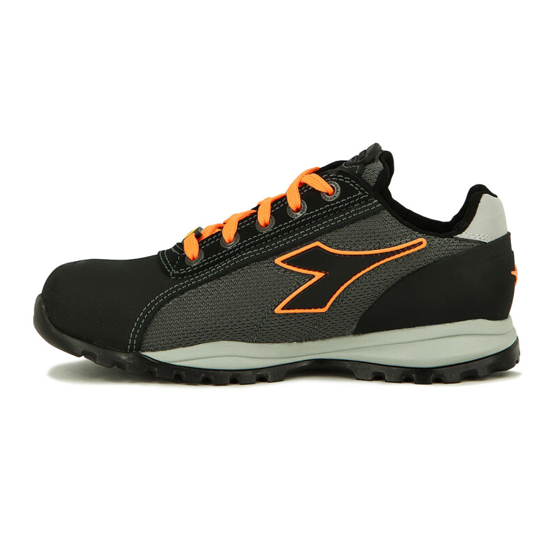 Diadora Utility Zapato Glove Net Low Pro S1p Hro Sra Esd Gris Oscuro-naranja