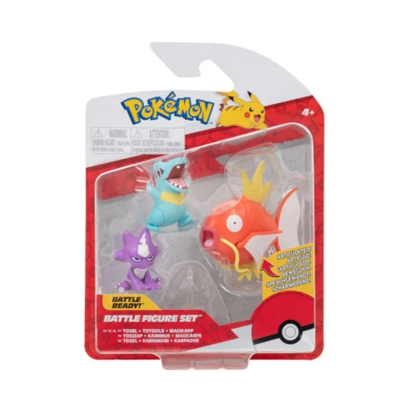 Battle set Pokémon Figuras de Acción Toxel+Totodile+Magikarp Battle set Pokémon Figuras de Acción Toxel+Totodile+Magikarp