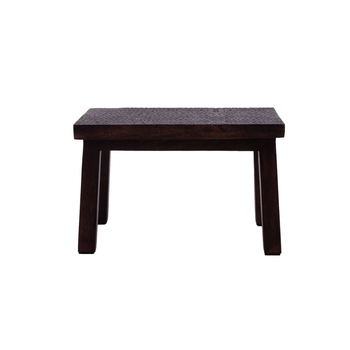 TABURETE ACANALADO - MADERA MARRON 2412-013 
